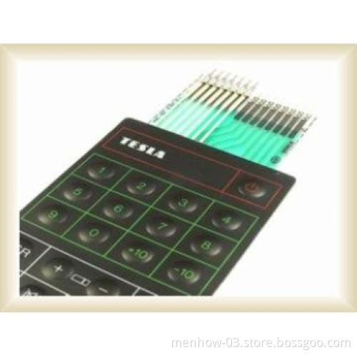 Membrane switch with metal dome
